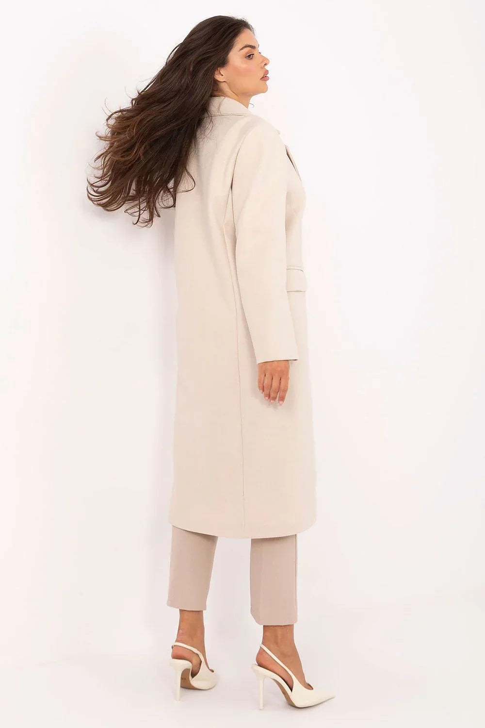Women's Overcoat - Lightweight Elegant Minimalist