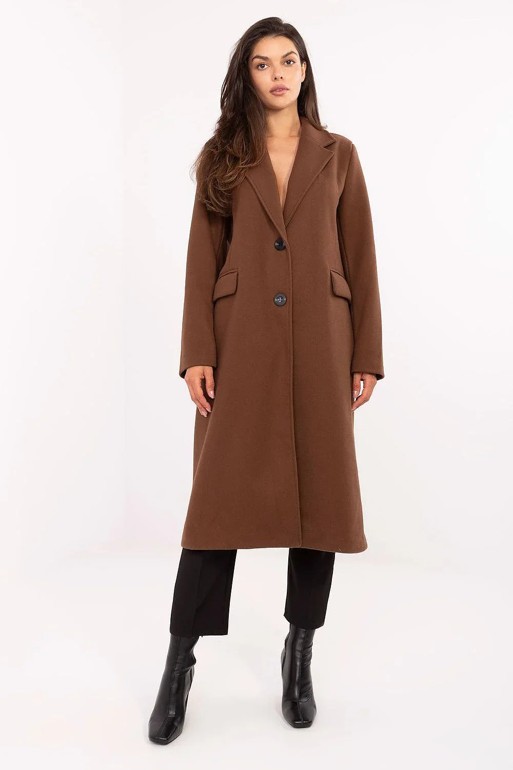 Women's Overcoat - Lightweight Elegant Minimalist