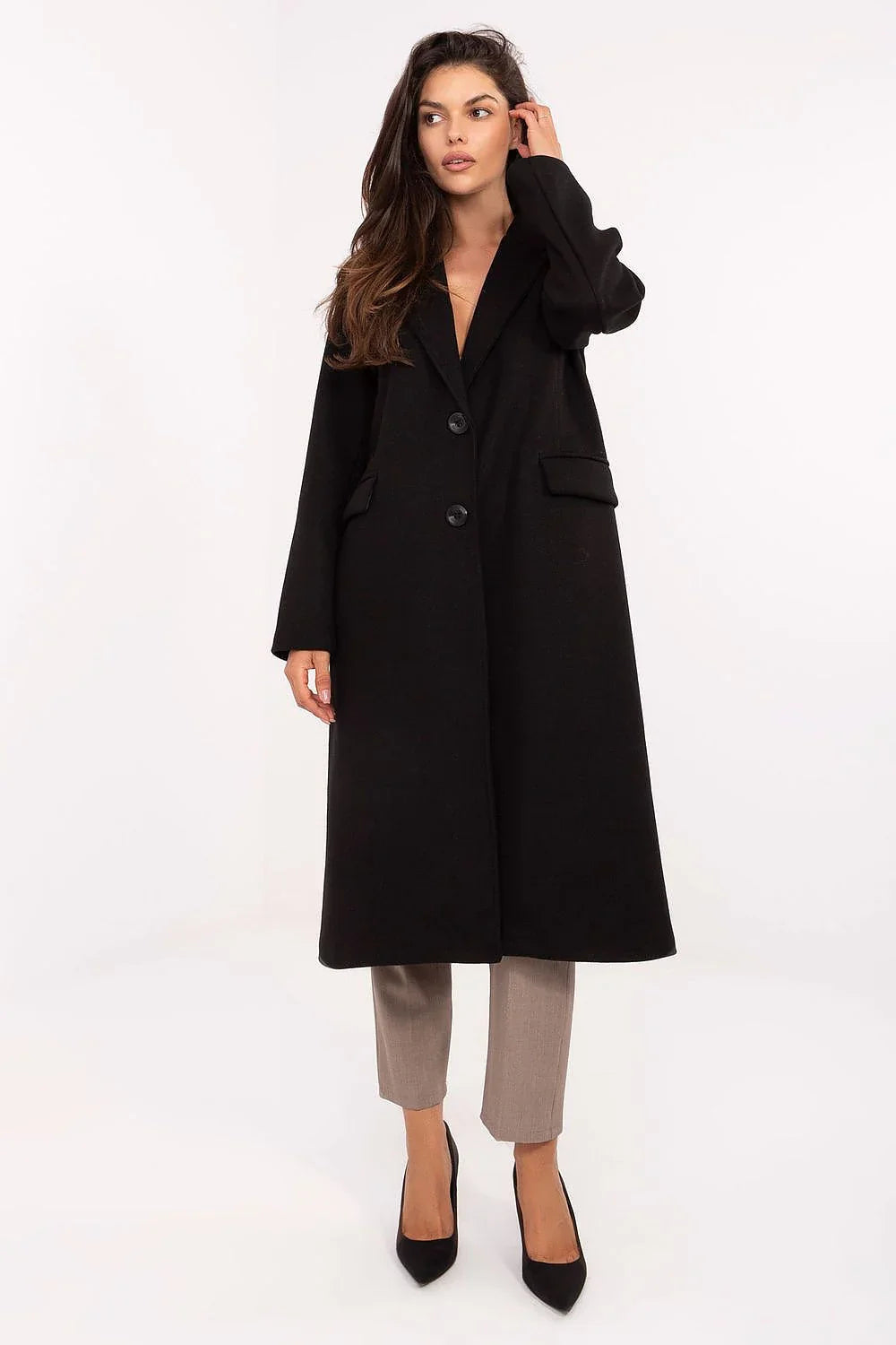 Women's Overcoat - Lightweight Elegant Minimalist