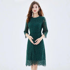 Women’s Slim Medium Length Hip Dress -Guocali