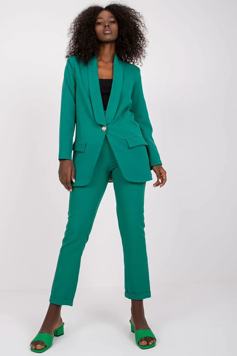 Women's Suit Jacket - Stretchable - Button Blazer