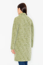 Women's Wool Coat - With Pockets Elegant