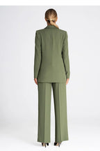 Women Suit Jacket - Lightweight - Double-Breasted