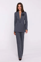 Women Suit Jacket - Stretchable - 1-Button Blazer