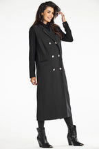 Women Suit Vest - Stretchable - Sleeveless Black -Guocali