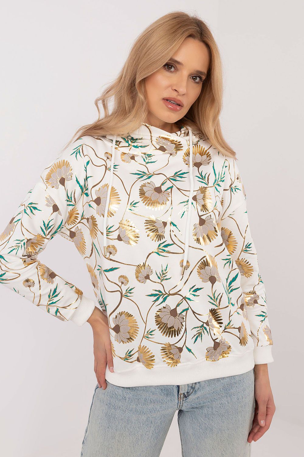 Women's Hoodie Floral Print Pullover Cotton Blend – Hoodie | GUOCALI