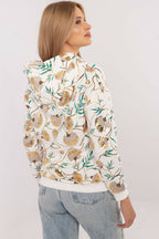 Women's Hoodie Floral Print Pullover Cotton Blend – Hoodie | GUOCALI – view 3