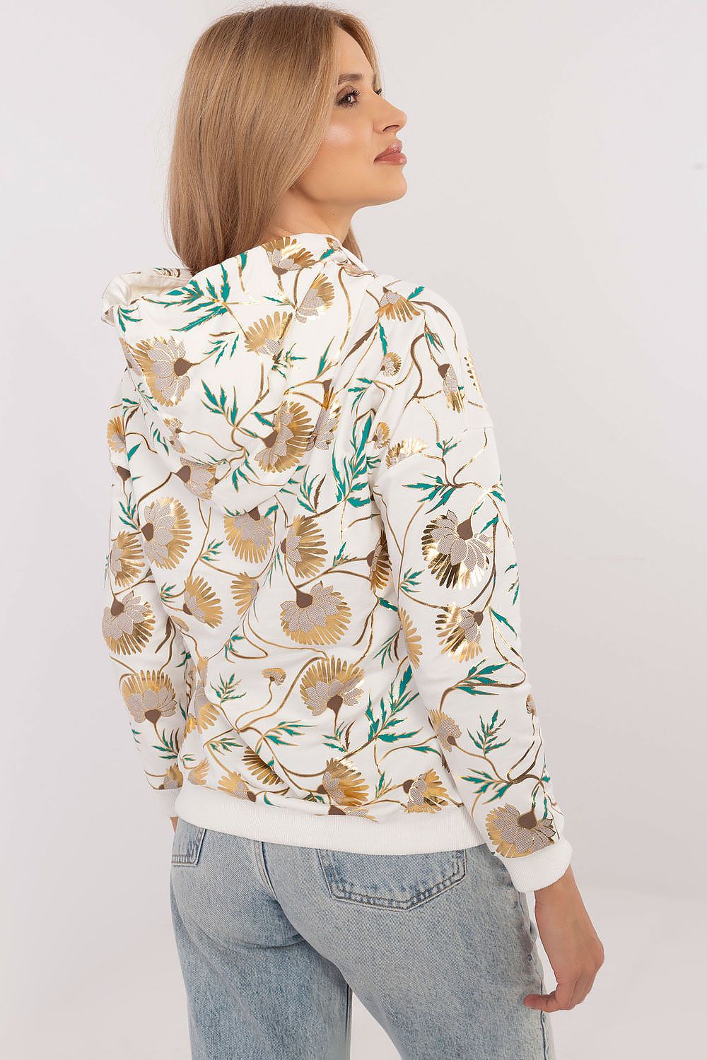 Women's Hoodie Floral Print Pullover Cotton Blend – Hoodie | GUOCALI – view 3