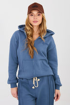 Women's Hoodie Full-Zip Back Embroidery Cotton Blend – Hoodie | GUOCALI – view 10