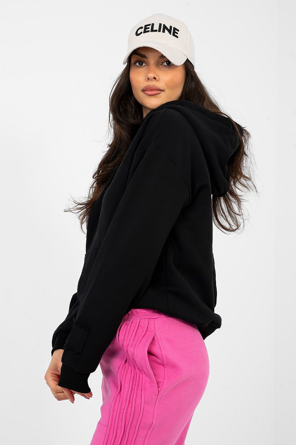 Women's Hoodie Full-Zip Back Embroidery Cotton Blend – Hoodie | GUOCALI – view 3