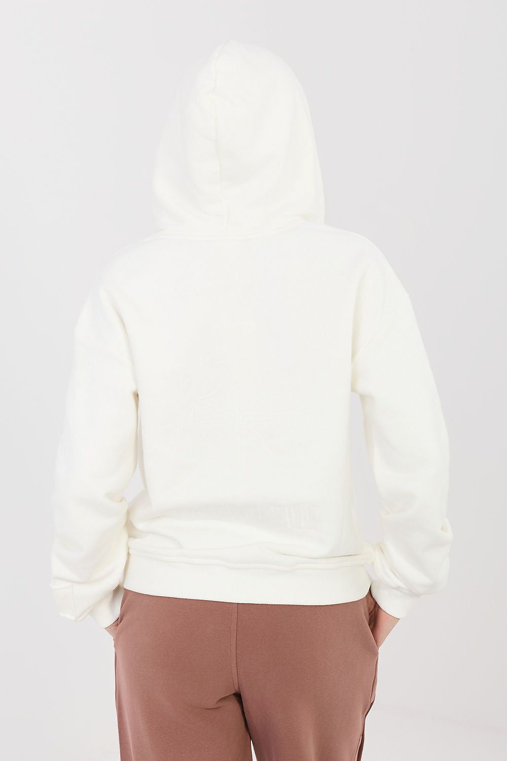 Women's Hoodie Full-Zip Back Embroidery Cotton Blend – Hoodie | GUOCALI – view 7