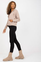 Women's hoodie Full Zip Regular Fit Split Pockets Cotton Blend – view 20