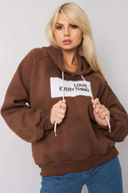 Women's hoodie Graphic Pullover Regular Fit Cotton Blend – main view