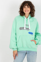 Women's Hoodie Graphic Raglan Sleeve Green – Hoodie | GUOCALI