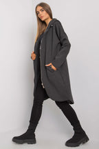 Women's hoodie Longline Full-Zip Side Pockets Regular Fit – view 12