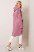 Women's hoodie Longline Full-Zip Side Pockets Regular Fit – view 18