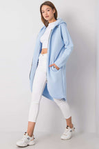 Women's hoodie Longline Full-Zip Side Pockets Regular Fit – view 21