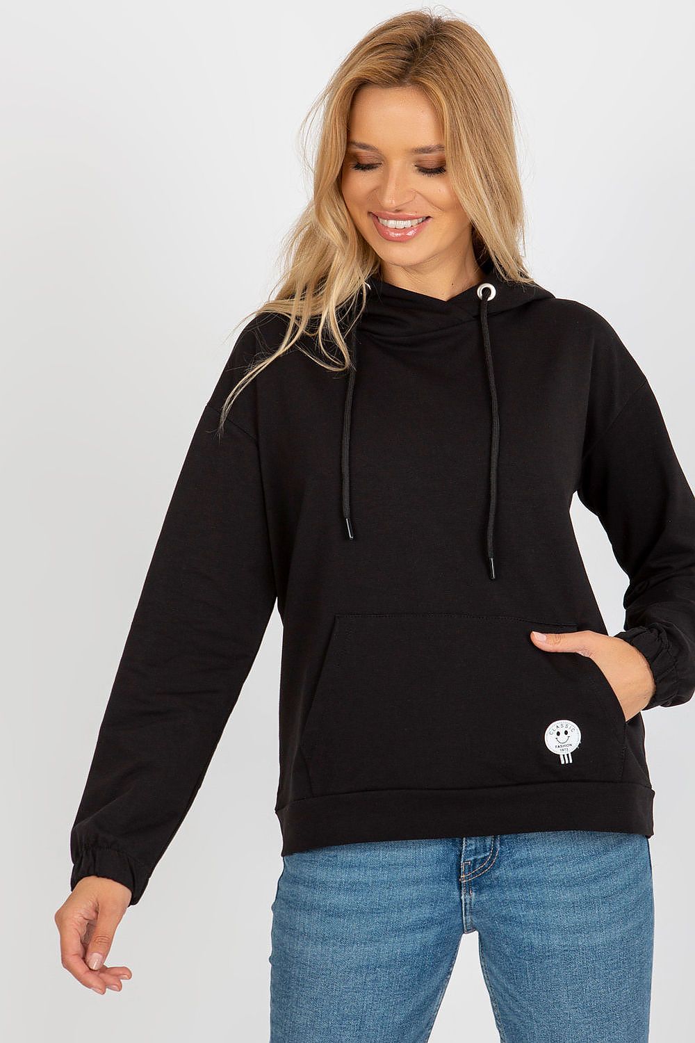 Women's Hoodie Kangaroo Pocket Drawstring Hood Cotton Blend – Hoodie | GUOCALI – view 11