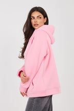 Women's Hoodie Oversized Embroidered Logo Kangaroo Pocket – Hoodie | GUOCALI – view 34