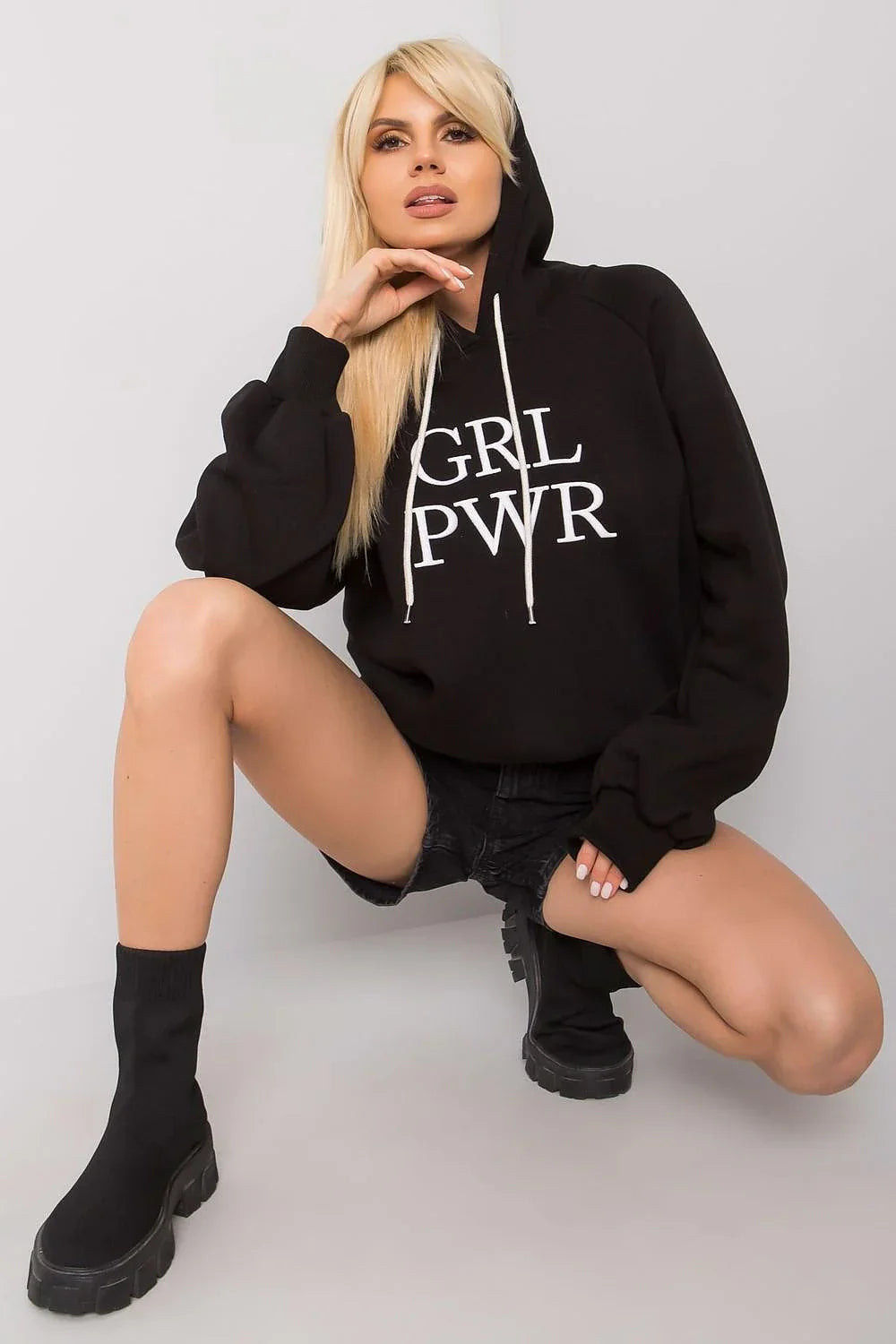 Women's hoodie Oversized Raglan Sleeve Logo Pullover – view 11