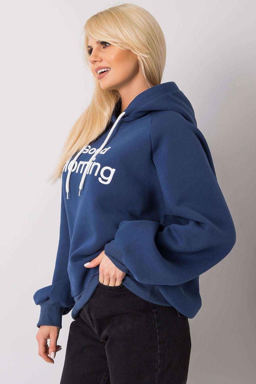 Women's Hoodie Oversized Raglan Sleeve Logo Pullover – Hoodie | GUOCALI – view 35