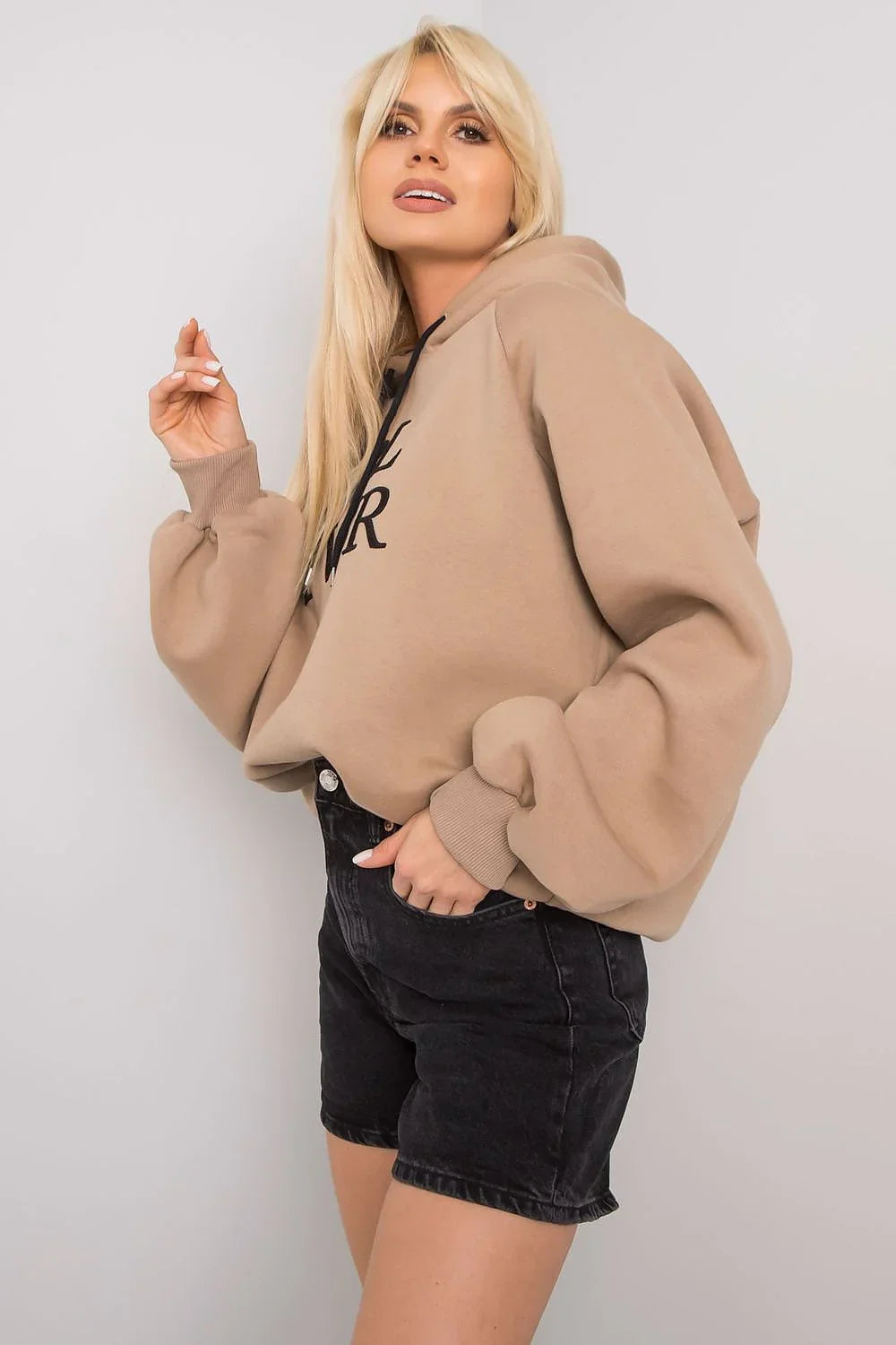 Women's hoodie Oversized Raglan Sleeve Logo Pullover – view 9