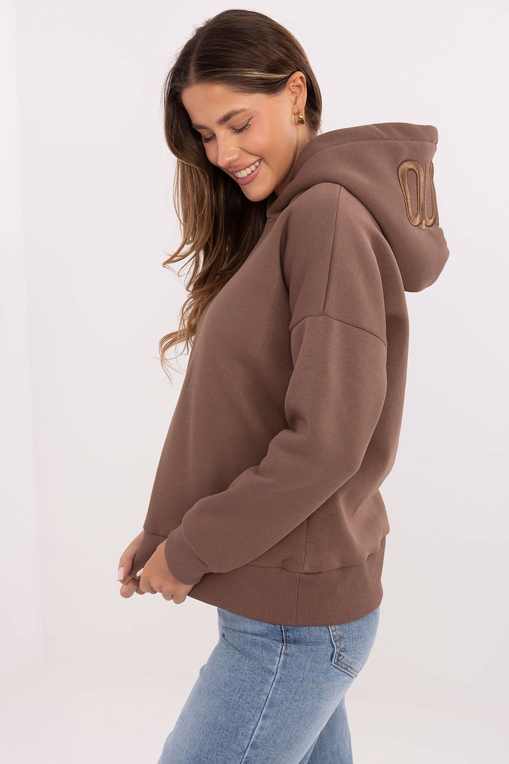 Women's Hoodie Printed Hood Lettering Cotton Blend – Hoodie | GUOCALI – view 7