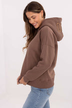 Women's Hoodie Printed Hood Lettering Cotton Blend – Hoodie | GUOCALI – view 7