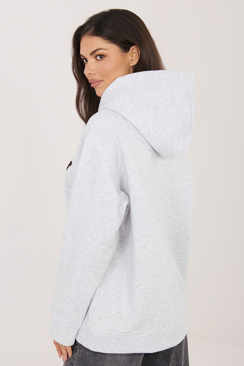 Women's Hoodie Raglan Sleeve Logo Stretch Cotton – Hoodie | GUOCALI – view 10