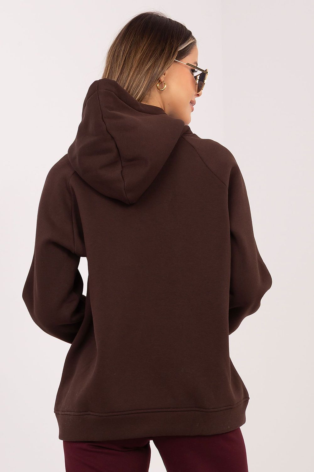 Women's Hoodie Raglan Sleeve Logo Stretch Cotton – Hoodie | GUOCALI – view 18
