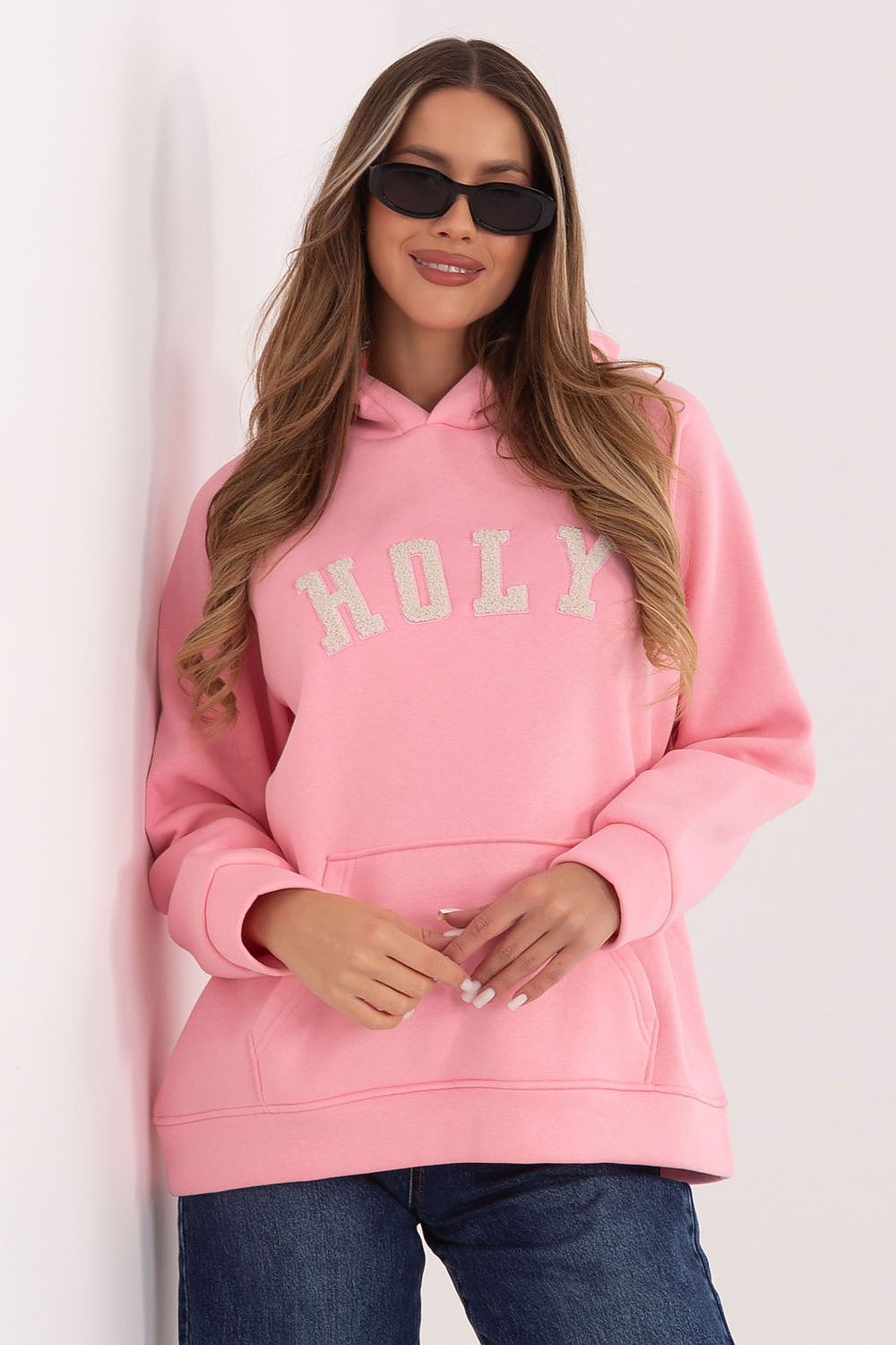 Women's Hoodie Raglan Sleeve Logo Stretch Cotton – Hoodie | GUOCALI – view 24