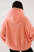 Women's Hoodie Teddy Bear Motif Kangaroo Pocket Lined – Hoodie | GUOCALI – view 3