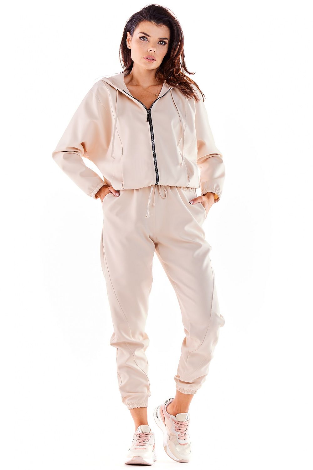 Women's Hoodie Zip-Up Sporty Lightweight Stretch Fabric – Hoodie | GUOCALI – view 4