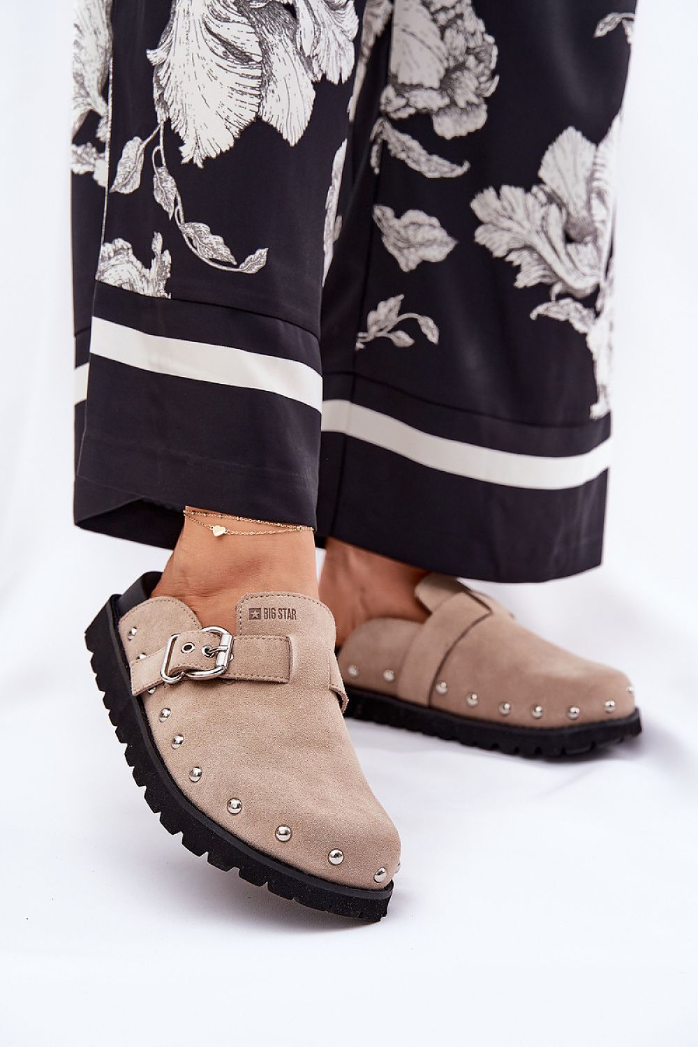 Women's Leather Platform Clog Sandals – Sandals | GUOCALI – view 4