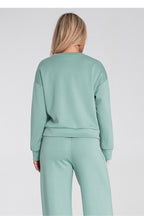 Women's Sweatshirt Crew Neck Chest Flap Pocket – Sweatshirt | GUOCALI – view 3