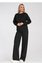 Women's Sweatshirt Crew Neck Chest Flap Pocket – Sweatshirt | GUOCALI – view 5