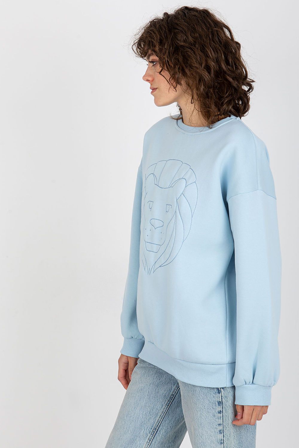 Women's Sweatshirt Crew Neck Graphic Print Loose Fit Cotton Blend – Sweatshirt | GUOCALI – view 12