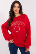 Women's Sweatshirt Crew Neck Graphic Print Patches Cotton Blend – Sweatshirt | GUOCALI