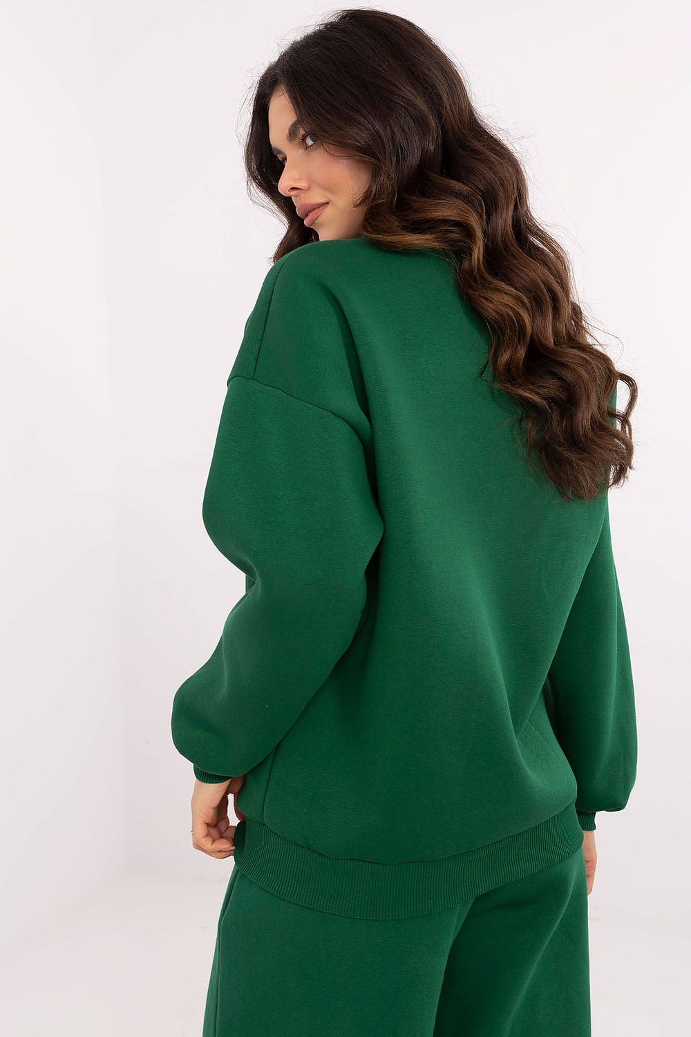 Women's Sweatshirt Crew Neck Graphic Print Patches Cotton Blend – Sweatshirt | GUOCALI – view 6