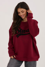 Women's Sweatshirt Crew Neck Graphic Print Stretch Cotton – Sweatshirt | GUOCALI