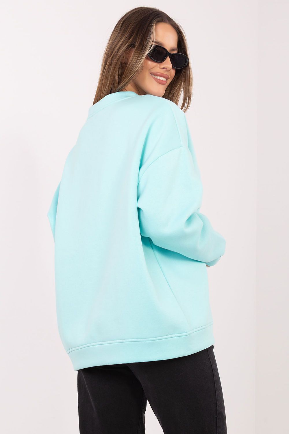 Women's Sweatshirt Crew Neck Graphic Print Stretch Cotton – Sweatshirt | GUOCALI – view 14