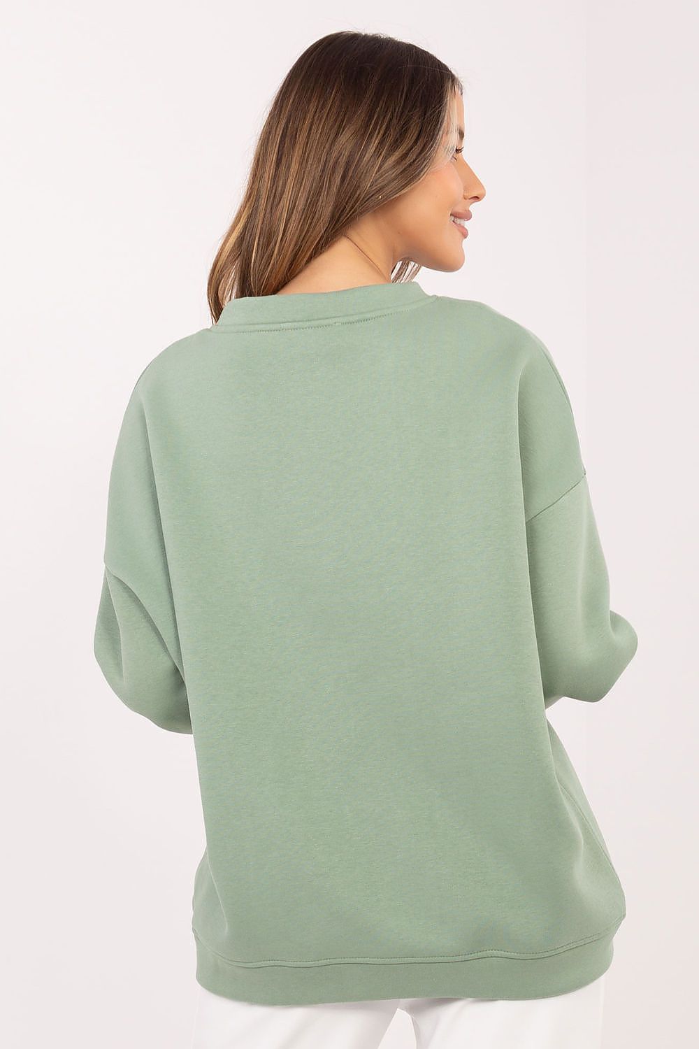 Women's Sweatshirt Crew Neck Graphic Print Stretch Cotton – Sweatshirt | GUOCALI – view 17