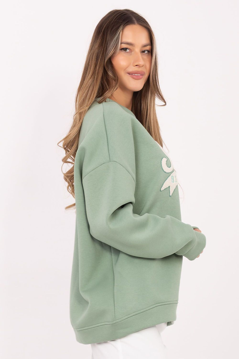 Women's Sweatshirt Crew Neck Graphic Print Stretch Cotton – Sweatshirt | GUOCALI – view 18
