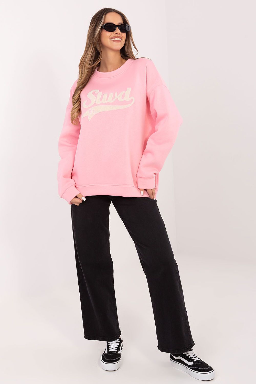 Women's Sweatshirt Crew Neck Graphic Print Stretch Cotton – Sweatshirt | GUOCALI – view 9