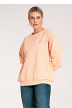 Women's Sweatshirt Crew Neck Letter Print Relaxed Cotton Blend – Sweatshirt | GUOCALI – view 2