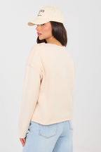Women's Sweatshirt Crew Neck Stretch Cotton Blend – Sweatshirt | GUOCALI – view 10