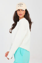 Women's Sweatshirt Crew Neck Stretch Cotton Blend – Sweatshirt | GUOCALI – view 6