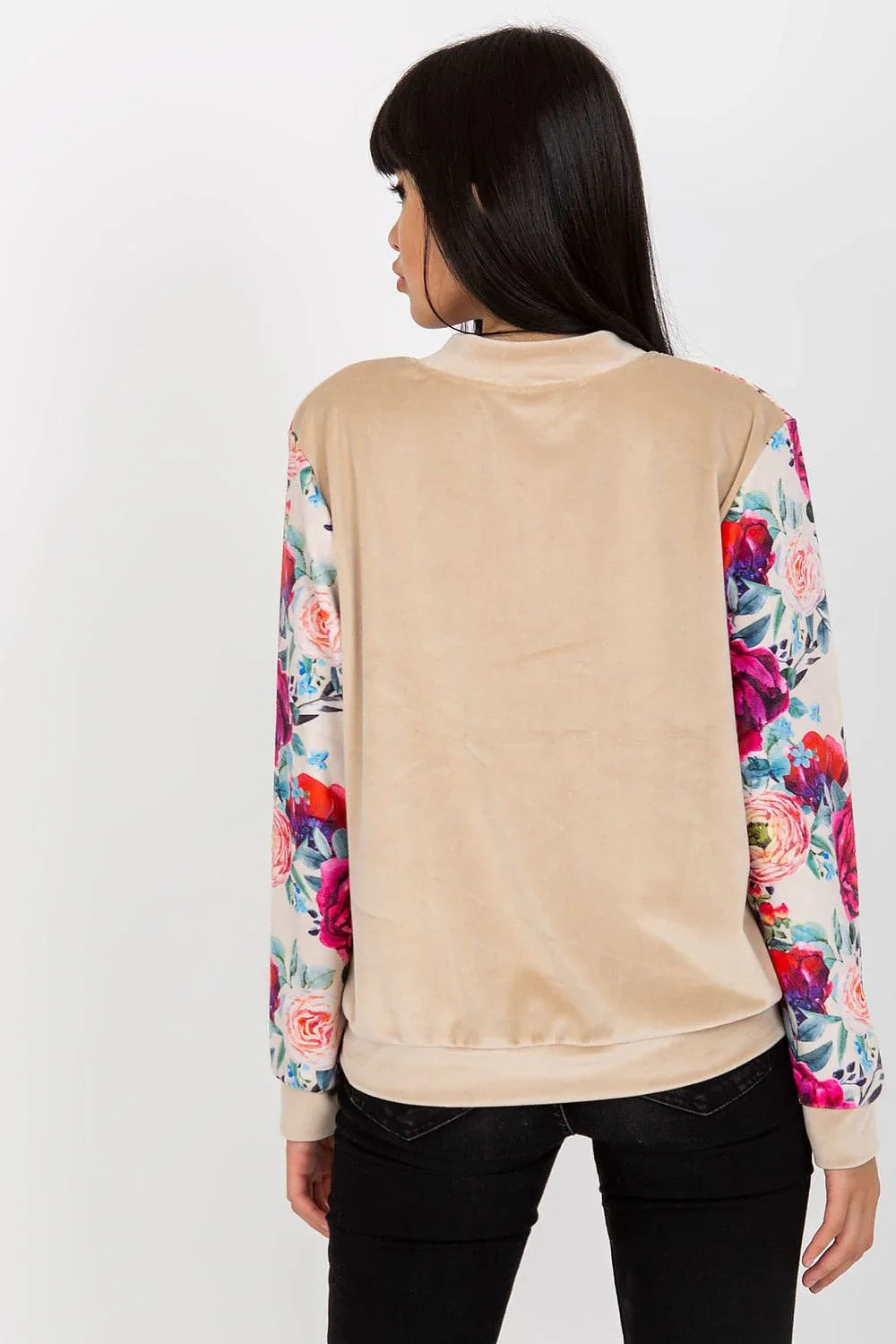 Women's Sweatshirt - Crew-neck With Regular Fit - Guocali