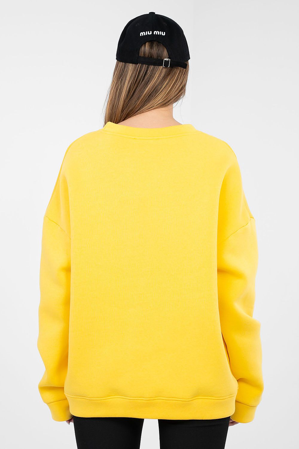Women's sweatshirt Embroidered Crew Neck Regular Fit Stretch Cotton – view 19