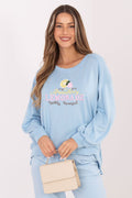 Women's Sweatshirt Loose Fit Graphic Print Round Neck – Sweatshirt | GUOCALI